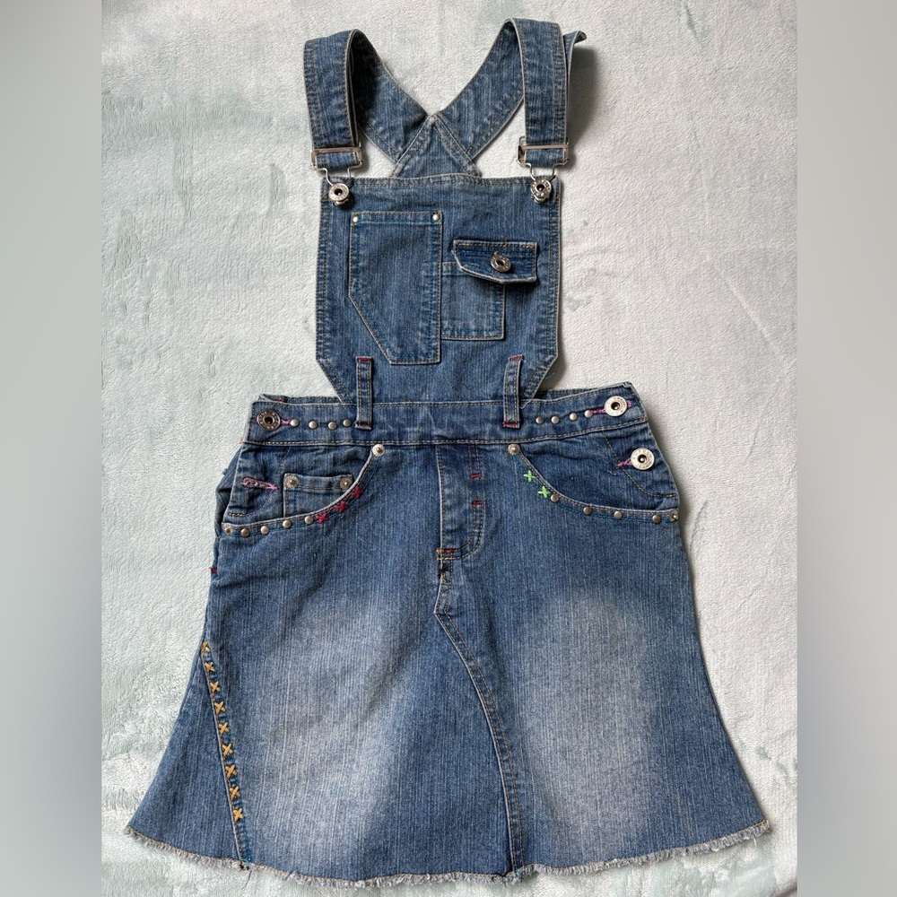 Vintage Blue Casual Denim A-Line Dress
